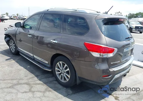 2016 Nissan Pathfinder Sl из США, поврежденный, VIN 5N1AR2MN4GC636100